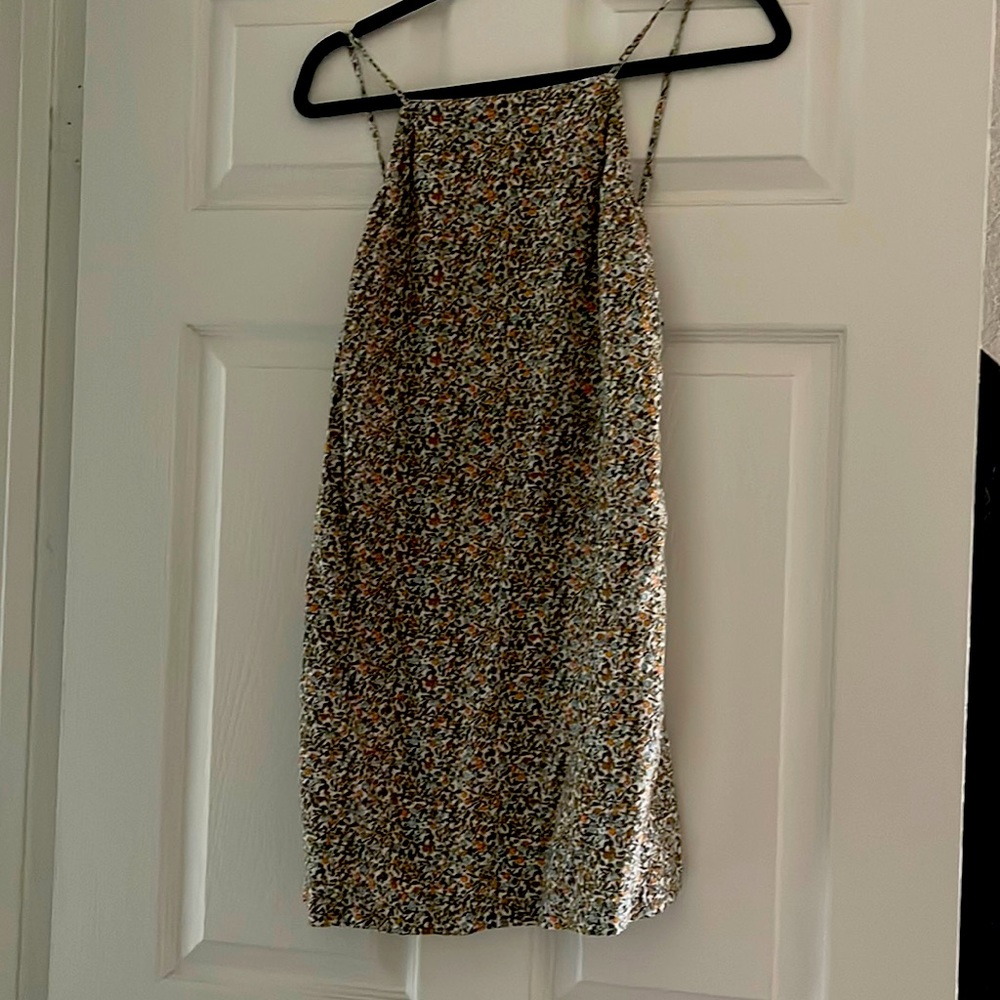 Backless mini dress